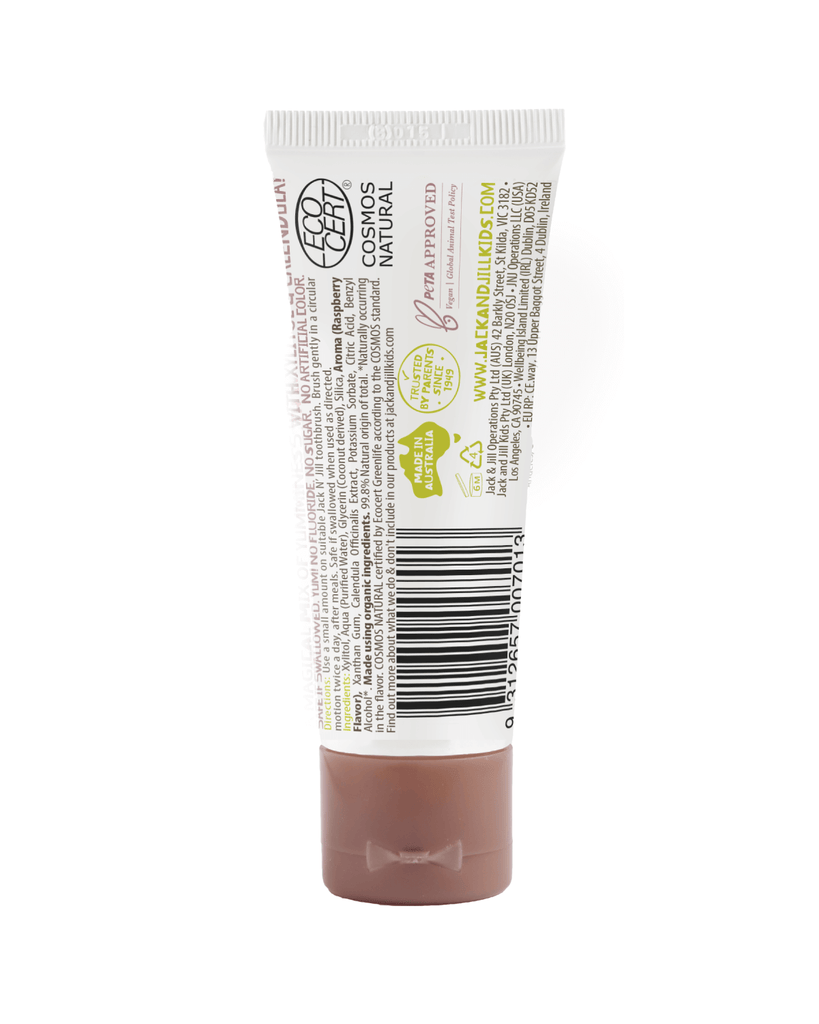 Natural Kids Toothpaste - Raspberry | Jack N' Jill Kids – Jack N