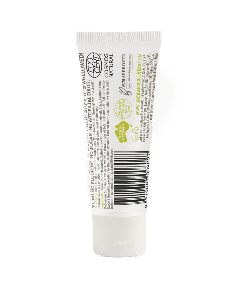 Natural Kids Toothpaste - Flavor Free | Jack N' Jill Kids – Jack N